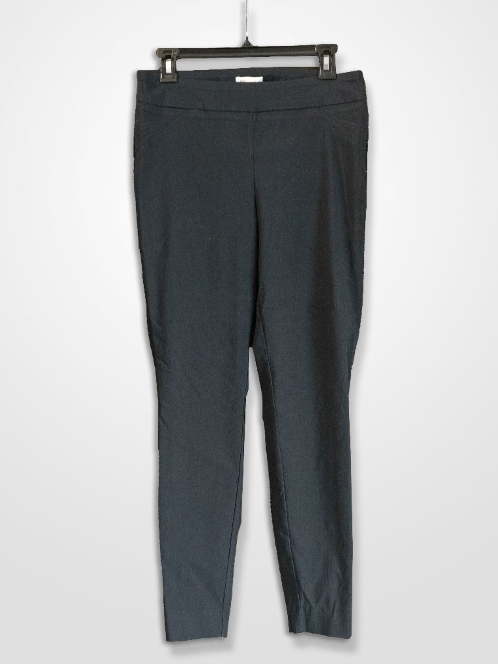 LILA ROSE Skinny Trousers Corporate Navy Wardrobe Staple Scandi Strech Pull On